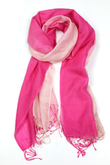TIE DYE SCARF PINK/ROSE