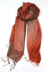 TIE DYE SCARF CORAL HAZE