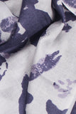 100% MERINO WOOL SCARF WHITE/GREY