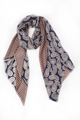 100% MERINO WOOL SCARF MING BLUE