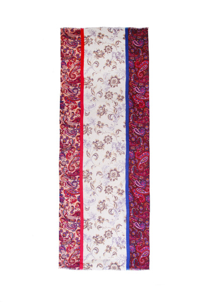 100% MERINO WOOL SCARF ANTIQUE CORAL