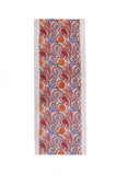 100% MERINO WOOL SCARF PALE TAUPE/ORANGE
